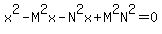x%5E2-M%5E2x-N%5E2x%2BM%5E2N%5E2=+0