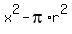x%5E2-pi%2Ar%5E2