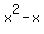 x%5E2-x%29=12