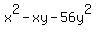 x%5E2-xy-56y%5E2