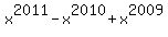 x%5E2011++-+x%5E2010+%2B+x%5E2009