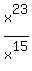 x%5E23%2Fx%5E15