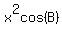 x%5E2cos%28B%29