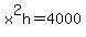 x%5E2h=4000