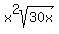 x%5E2sqrt%2830x%29