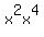 x%5E2x%5E4