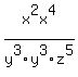 x%5E2x%5E4%2Fy%5E3y%5E3z%5E5