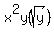 x%5E2y%28sqrt%28y%29%29