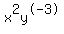 x%5E2y%5E-3