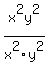 x%5E2y%5E2%2Fx%5E2y%5E2