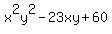 x%5E2y%5E2-23xy%2B60