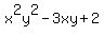x%5E2y%5E2-3xy%2B2