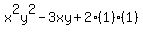 x%5E2y%5E2-3xy%2B2%281%29%281%29