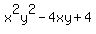 x%5E2y%5E2-4xy%2B4