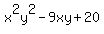 x%5E2y%5E2-9xy%2B20