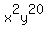 x%5E2y%5E20