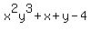 x%5E2y%5E3%2Bx%2By-4
