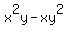 x%5E2y-xy%5E2+