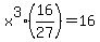 x%5E3%2816%2F27%29=16