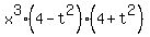 x%5E3%284-t%5E2%29%284%2Bt%5E2%29