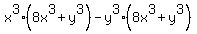 x%5E3%288x%5E3%2By%5E3%29-y%5E3%288x%5E3%2By%5E3%29