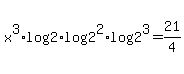 x%5E3%2Alog%282%29%2Alog%282%5E2%29%2Alog%282%5E3%29=21%2F4