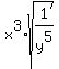 \"x%5E3%2Asqrt%281%2Fy%5E5%29\"