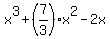 x%5E3%2B%287%2F3%29x%5E2-2x