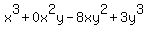 x%5E3%2B0x%5E2y-8xy%5E2%2B3y%5E3