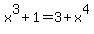x%5E3%2B1=3%2Bx%5E4