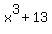 x%5E3%2B13