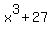 x%5E3%2B27