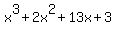 x%5E3%2B2x%5E2%2B13x%2B3