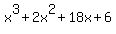 x%5E3%2B2x%5E2%2B18x%2B6