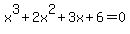 x%5E3%2B2x%5E2%2B3x%2B6=0