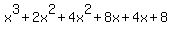 x%5E3%2B2x%5E2%2B4x%5E2%2B8x%2B4x%2B8