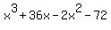x%5E3%2B36x-2x%5E2-72