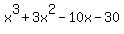 x%5E3%2B3x%5E2-10x-30