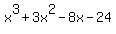 x%5E3%2B3x%5E2-8x-24