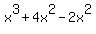 x%5E3%2B4x%5E2-2x%5E2