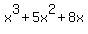 x%5E3%2B5x%5E2%2B8x