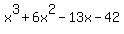 x%5E3%2B6x%5E2-13x-42