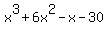x%5E3%2B6x%5E2-x-30