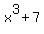 x%5E3%2B7