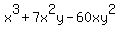 x%5E3%2B7x%5E2y-60xy%5E2