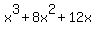 x%5E3%2B8x%5E2%2B12x