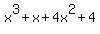x%5E3%2Bx%2B4x%5E2%2B4