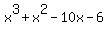 x%5E3%2Bx%5E2-10x-6