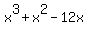 x%5E3%2Bx%5E2-12x