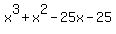 x%5E3%2Bx%5E2-25x-25